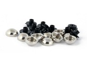 Mirror Domes - Chrome - 100 Pcs